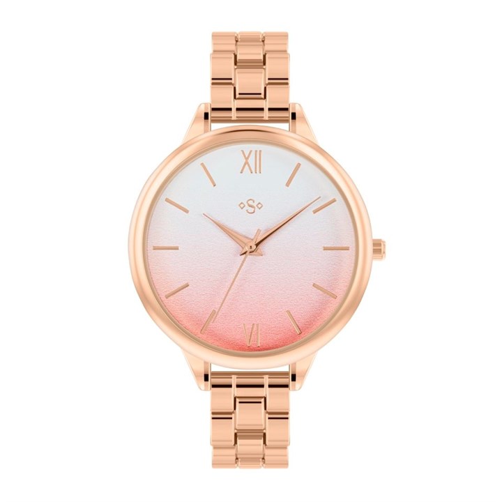 Spirit ASPL132 Rose Tone Pink Dial Bracelet Watch - W27201
