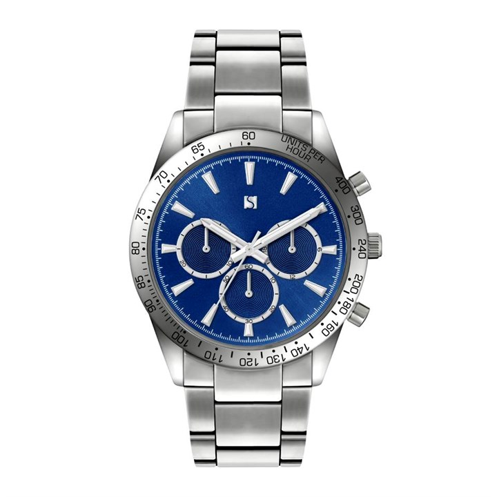 Spirit ASPG59 Chronograph Blue Dial Bracelet Watch - W27233