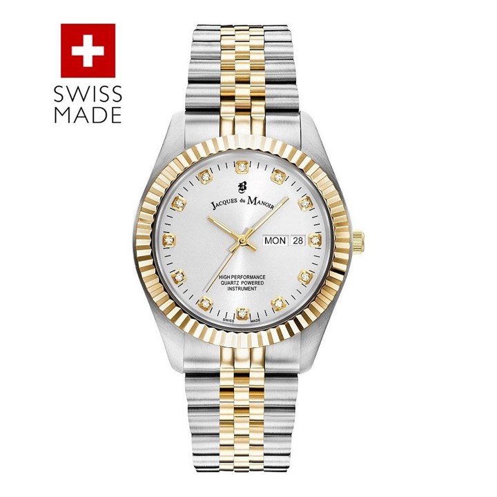 Jacques du Manoir JWG00303 Inspiration Daydate Bracelet Watch 