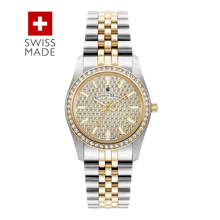Jacques du Manoir JWL01103 Inspiration Glamour Bracelet Watch - W3052