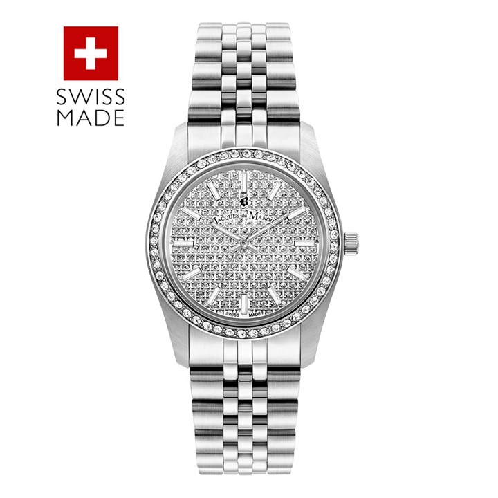 Jacques du Manoir JWL01101 Inspiration Glamour Bracelet Watch - W3056