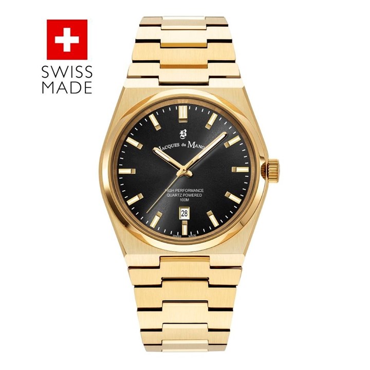 Jacques du Manoir JWG03504 Horizon Gold Plated Watch - W3077