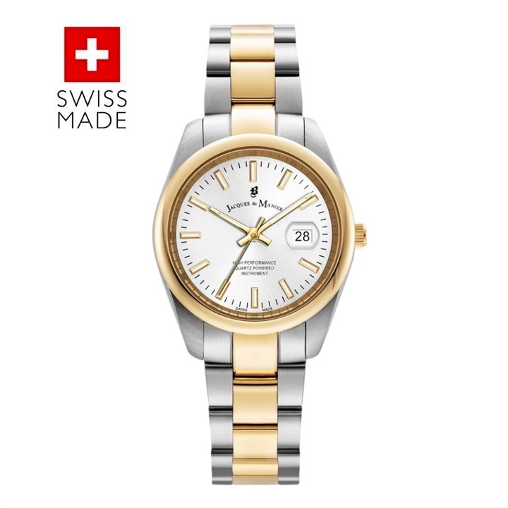 Jacques du Manoir JWL03804 Allure Two Tone Bracelet Watch - W3085