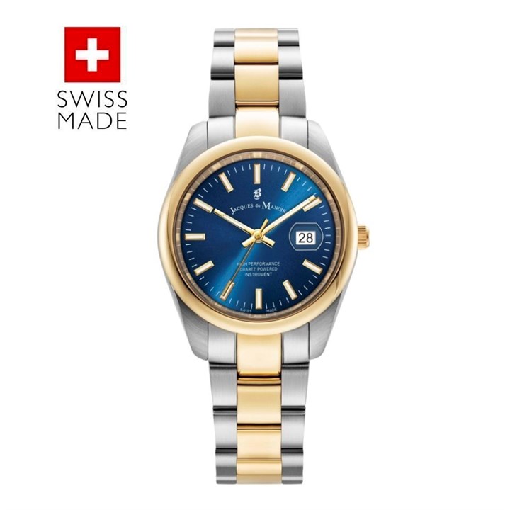 Jacques du Manoir JWL03805 Allure Two Tone Bracelet Watch - W3086