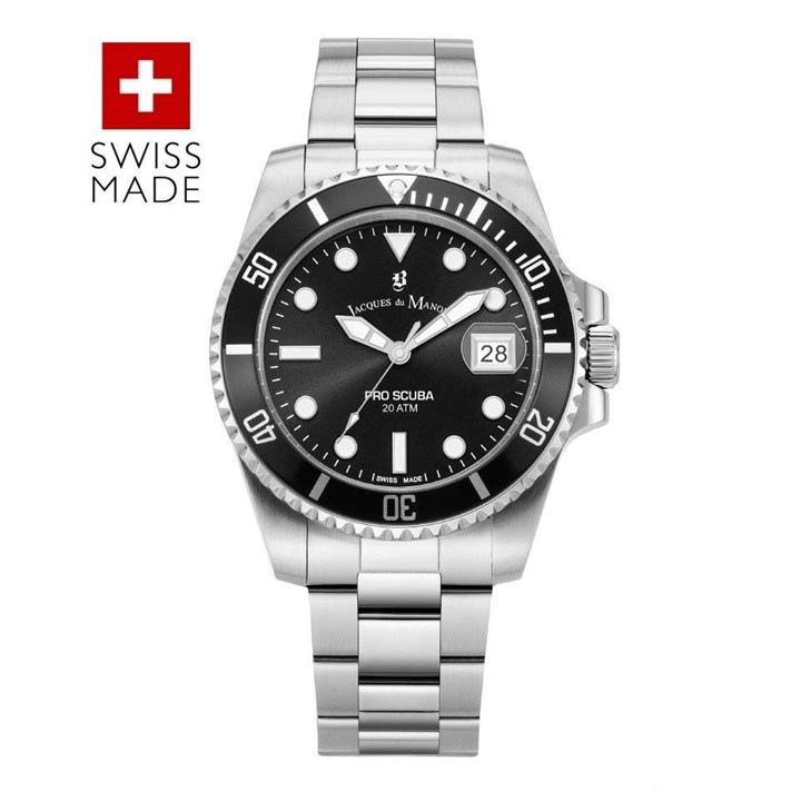 Jacques du Manoir JWG02801 Pro Scuba 43 Bracelet Watch - W3087
