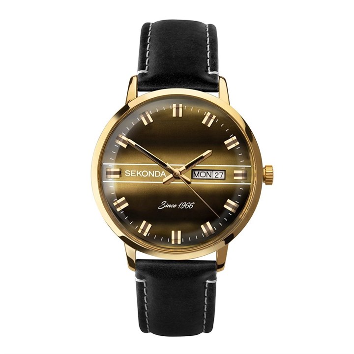 Sekonda 1950 Black Strap Watch - W31267