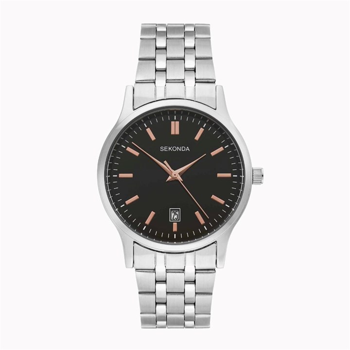 Sekonda 30308 Black Dial Bracelet Watch - W31447