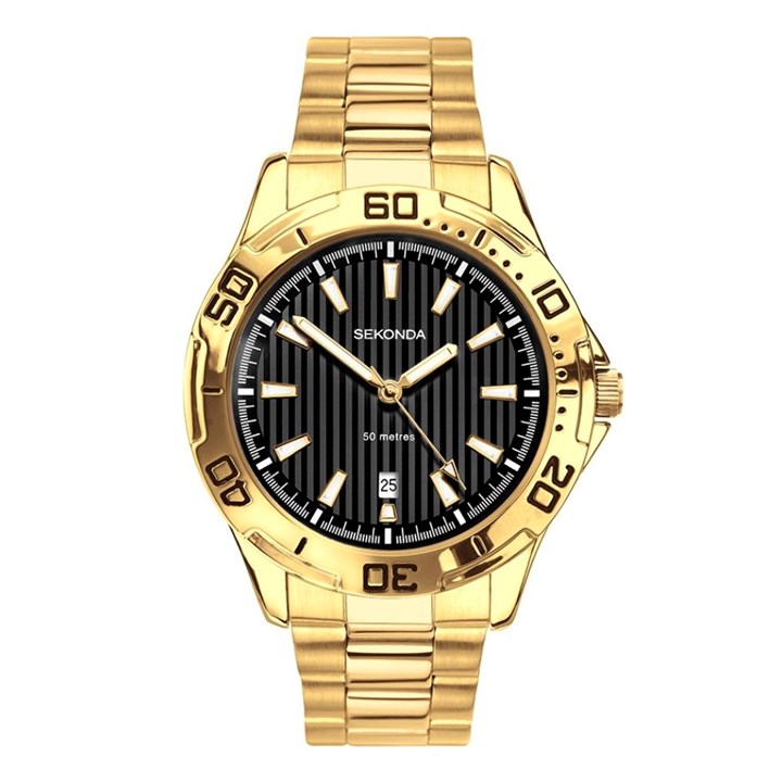 Sekonda 30373 Gold Tone Bracelet Watch - W31472