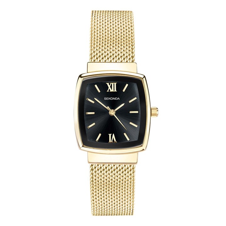Sekonda 40383 Gold Plated Mesh Bracelet Watch - W32270