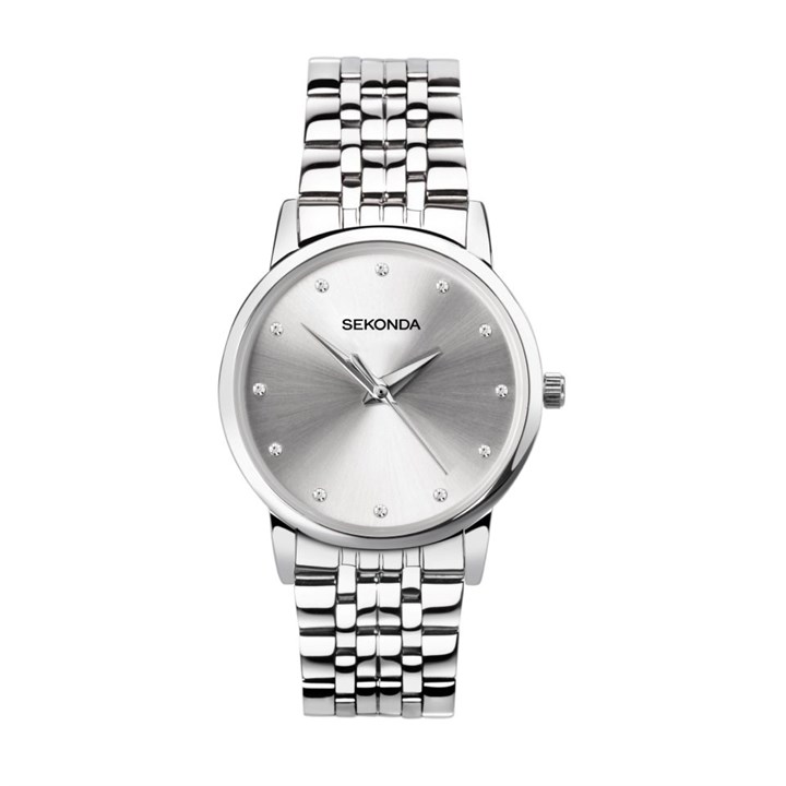 Sekonda 2444 Stainless Steel Silver Dial Bracelet Watch - W32316