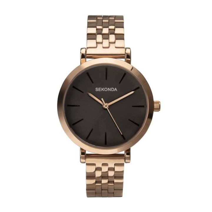 Sekonda 40303 Rose Tone Bracelet Watch - W32396