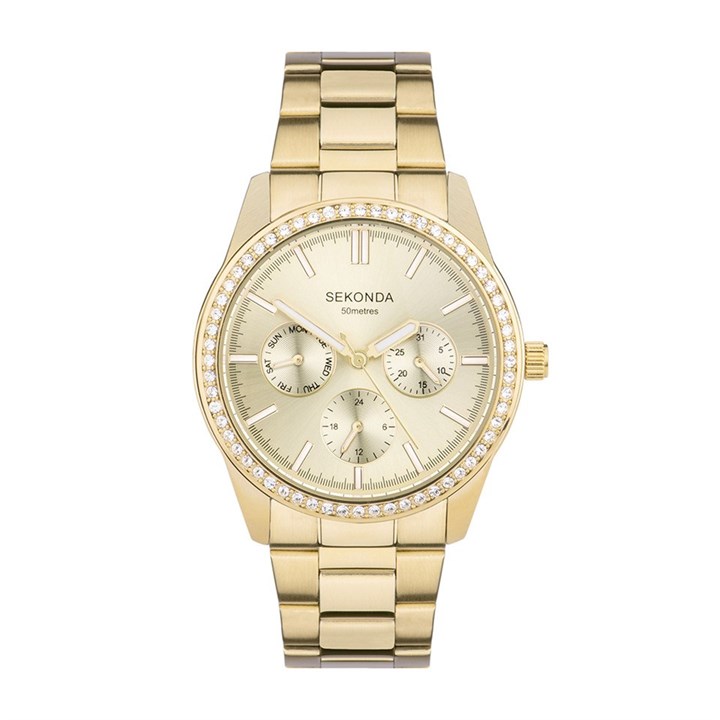 Sekonda 2188 Gold Plated Bracelet Watch - W32413