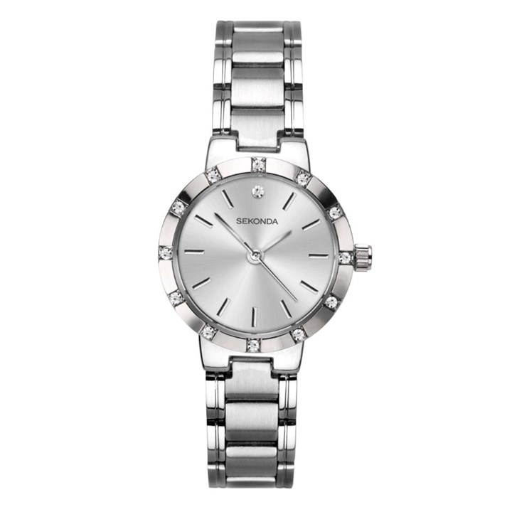 Sekonda 2493 Stone Set Bracelet Watch - W32449