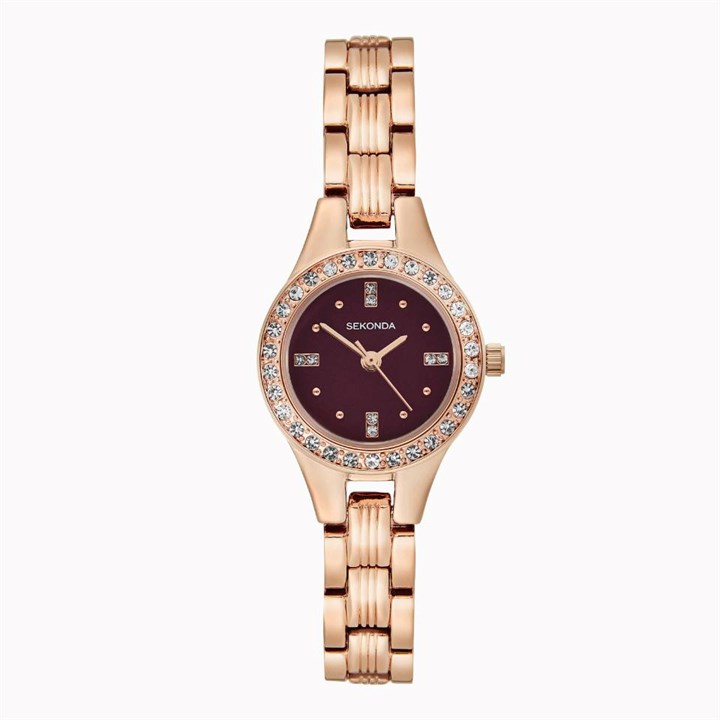 Sekonda 40773 Rose Tone Bracelet Watch - W32486