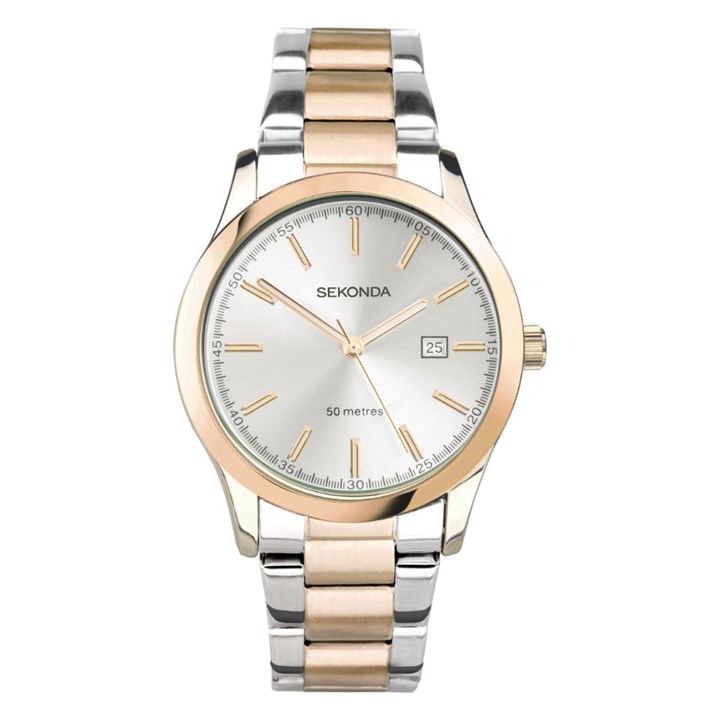 Sekonda 40474 Two Tone Bracelet Watch - W32510