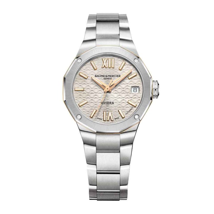 Baume & Mercier M0A10730 Riviera Automatic Bracelet Watch - W35115