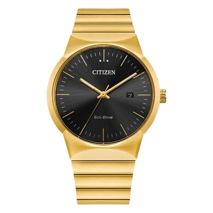 Citizen BM7582-56E Axiom Gold Plated Bracelet Watch - W38401