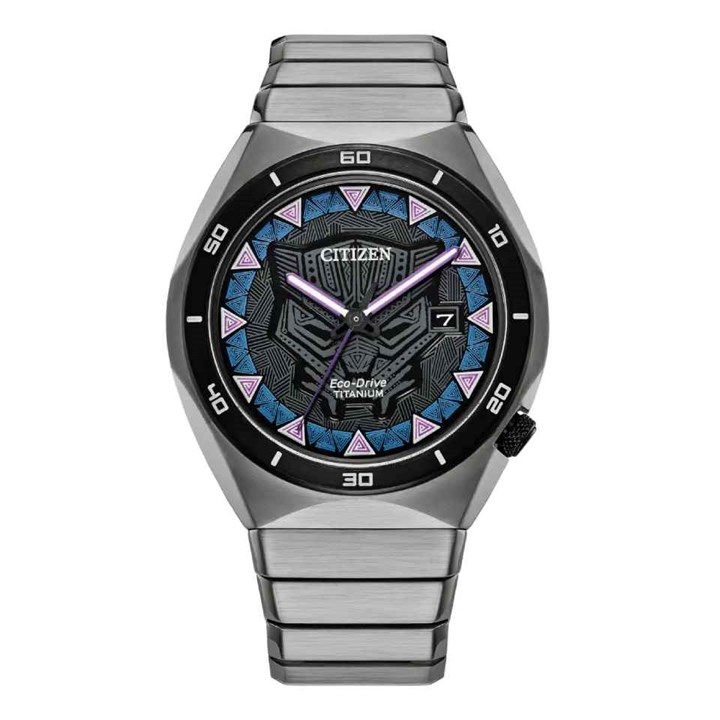 Citizen AW1668-50W Marvel Black Panther Titanium Bracelet Watch - W38435