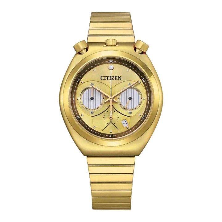 Citizen AN3662-51W Star Wars C-3PO Gold Tone Bracelet Watch - W38437