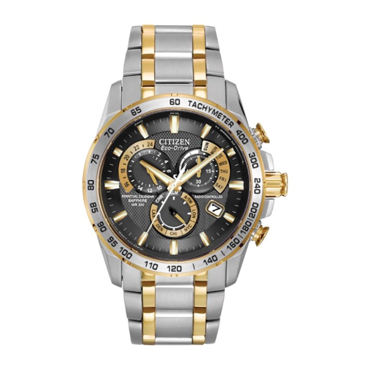 Citizen AT4004-52E Perpetual A.T Chronograph Bracelet Watch - W38480