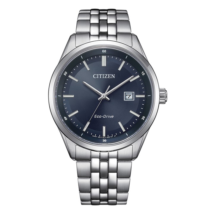 Citizen BM7560-59L Eco-Drive Stainless Steel Blue Dial Bracelet Watch - W38537