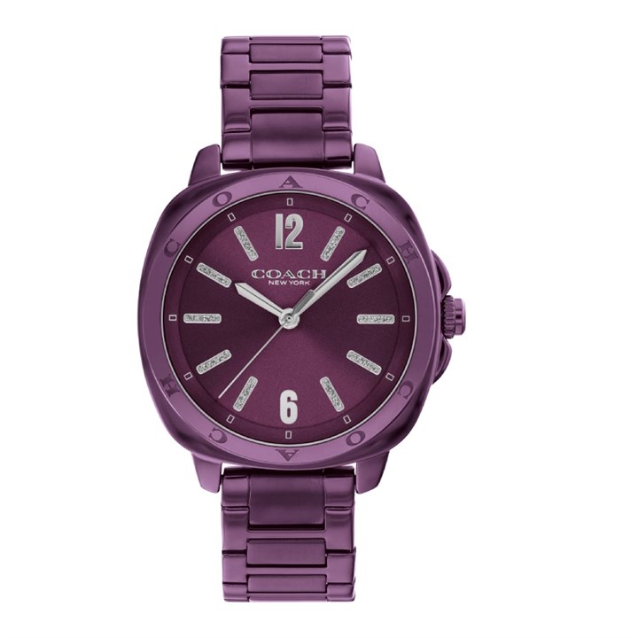 Coach 14504466 Kitt Purple Ceramic Bracelet Watch - W43145