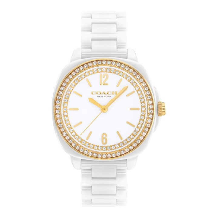 Coach 14504562 Kitt White Ceramic Bracelet Watch - W43149