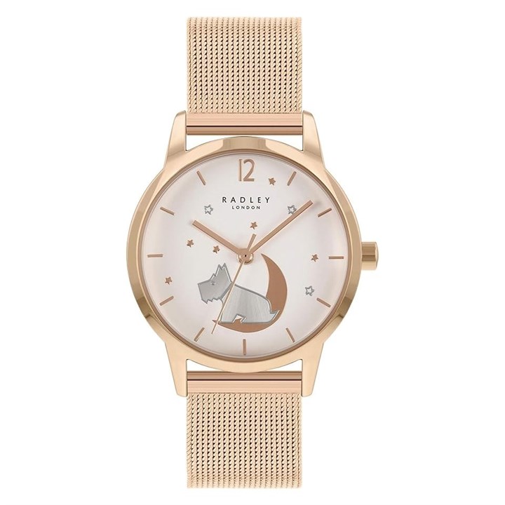 Radley RY4536A Rose Gold Plated Mesh Bracelet Watch - W51261