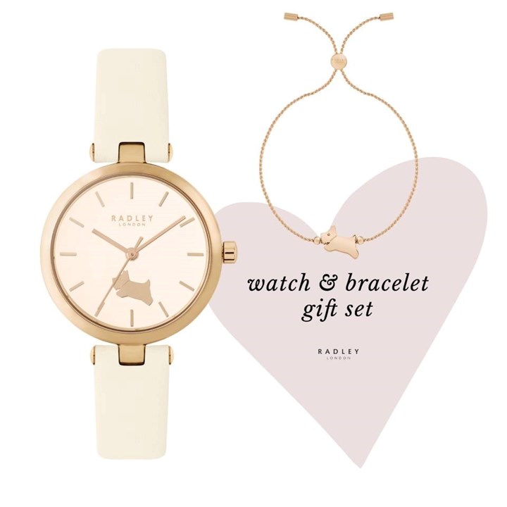 Radley RY21588-SET Cream Strap Watch And Bracelet Gift Set - W51437