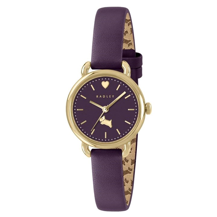 Radley RY21884A Purple Leather Strap Watch - W51516