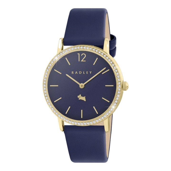 Radley RY21936A Gold Tone Ink Leather Strap Watch - W51553