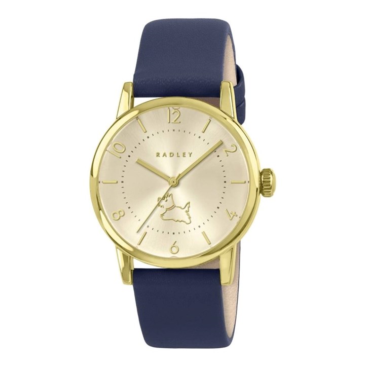 Radley RY21944A Blue Leather Strap Watch - W51554