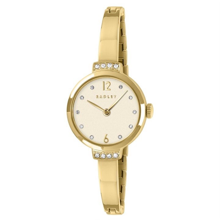 Radley RY4658 Gold Tone Stone Set Bangle/Bracelet Watch - W51560