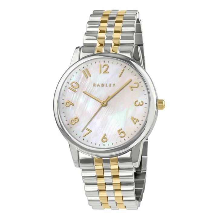Radley RY4675 Two Tone Mother Of Pearl Dial Bracelet Watch - W51603