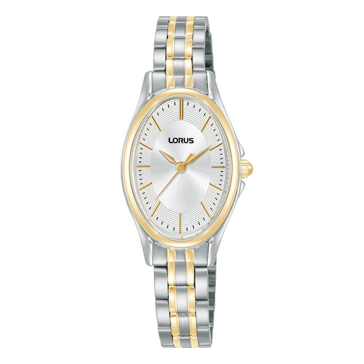 Lorus RRX86JX9 Two Tone Oval Case Bracelet Watch - W58217