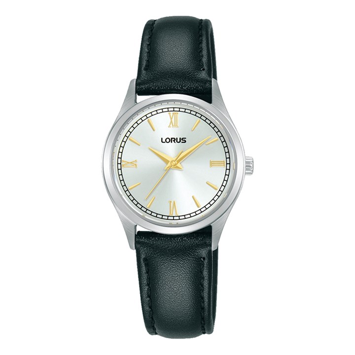 Lorus RG215YX9 Black Leather Strap Watch - W58224