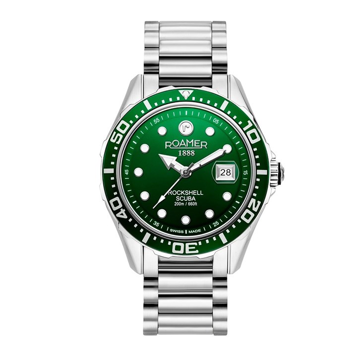 Roamer 220858 41 75 50 Rockshell Mark III Scuba Bracelet Watch - W60272