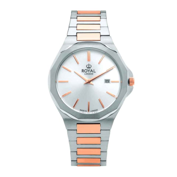 Royal London 41480-04 Two Tone Bracelet Watch - W61131
