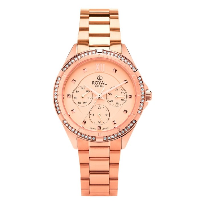 Royal London 21437-05 Rose Tone Bracelet Watch - W61147