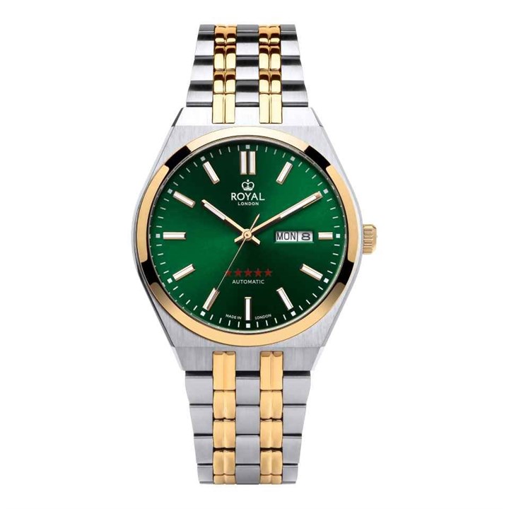 Royal London 41528-09 Automatic Two Tone Bracelet Watch - W61159