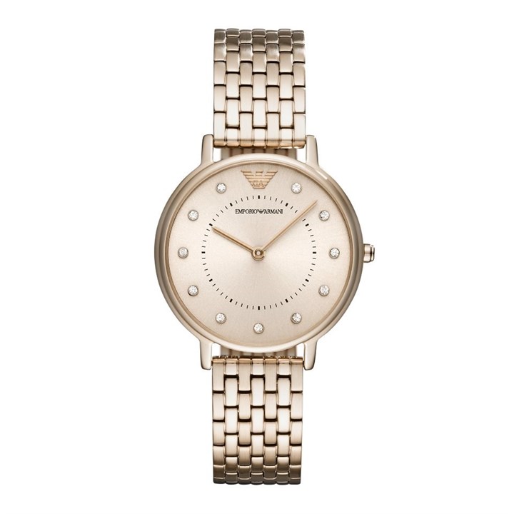 Emporio Armani 11062 Rose Gold Plated Bracelet Watch - W62140