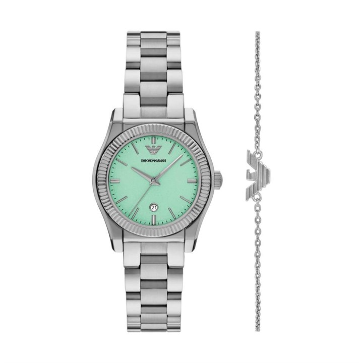 Emporio Armani AR80074SET Watch And Bracelet Gift Set - W62195