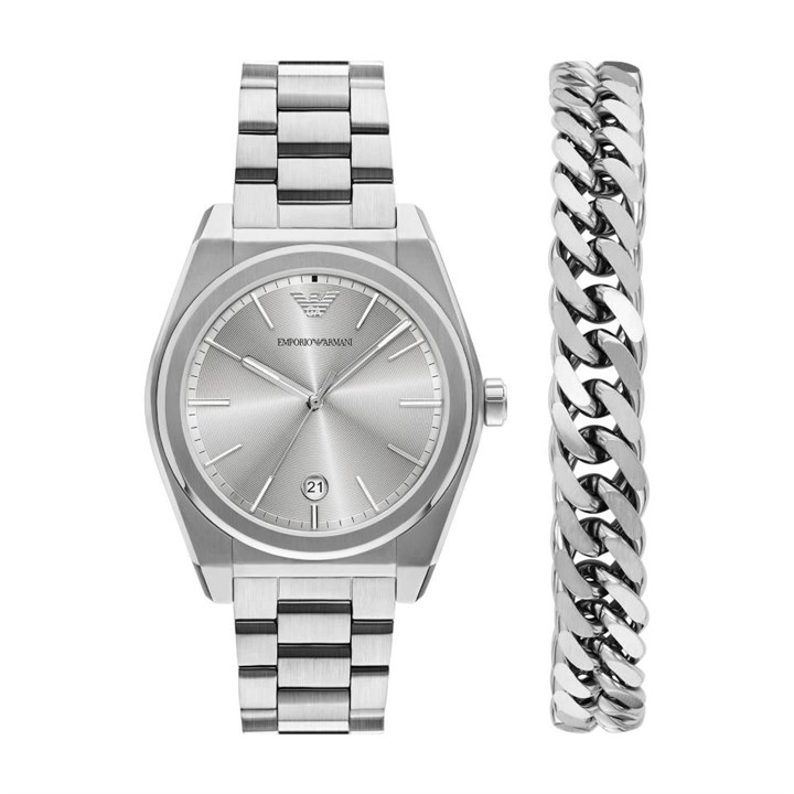Emporio Armani AR80075SET Watch And Bracelet Gift Set - W62196