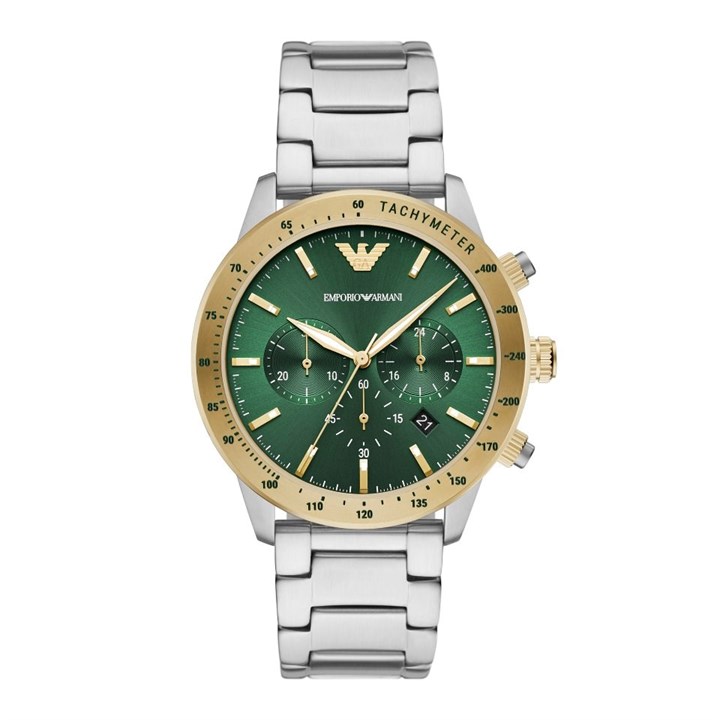 Emporio Armani AR11454 Chronograph Two Tone Bracelet Watch - W62214