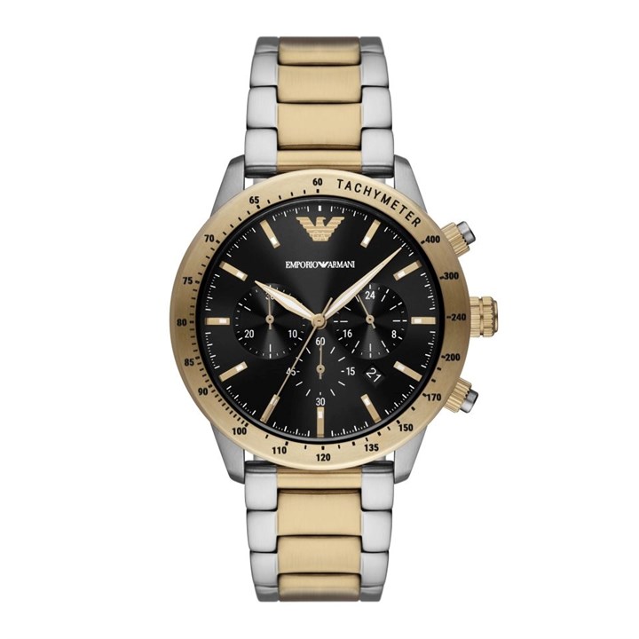 Emporio Armani AR11521 Two Tone Chronograph Bracelet Watch - W62220