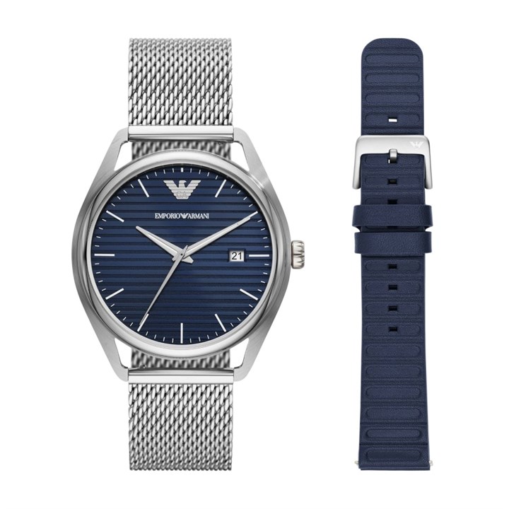 Emporio Armani AR80054 Mesh Bracelet Watch With Interchangeable Strap - W62247