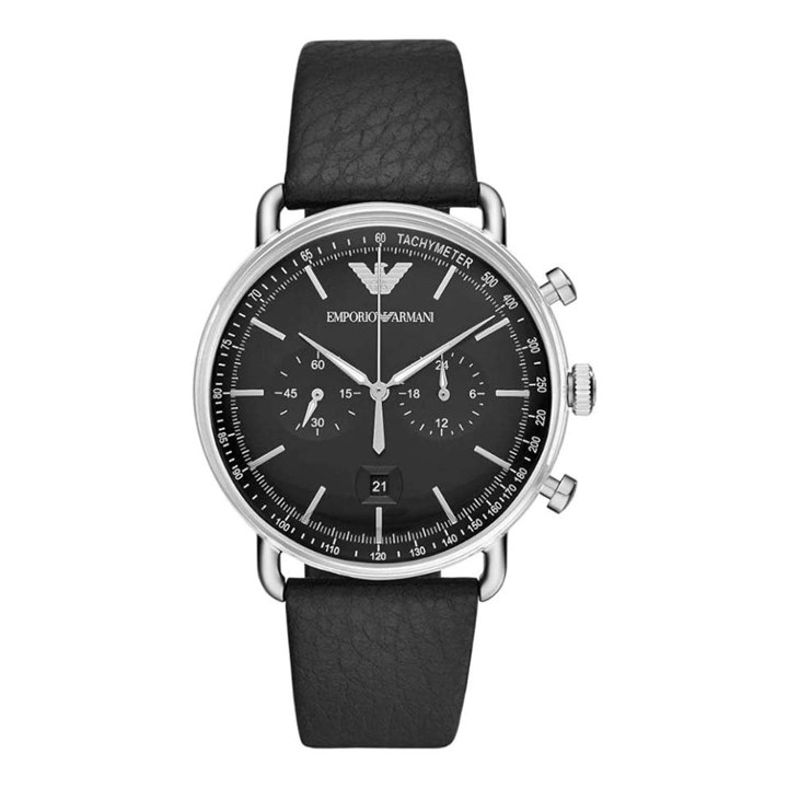Emporio Armani AR11143 Chronograph Black Strap Watch - W65285