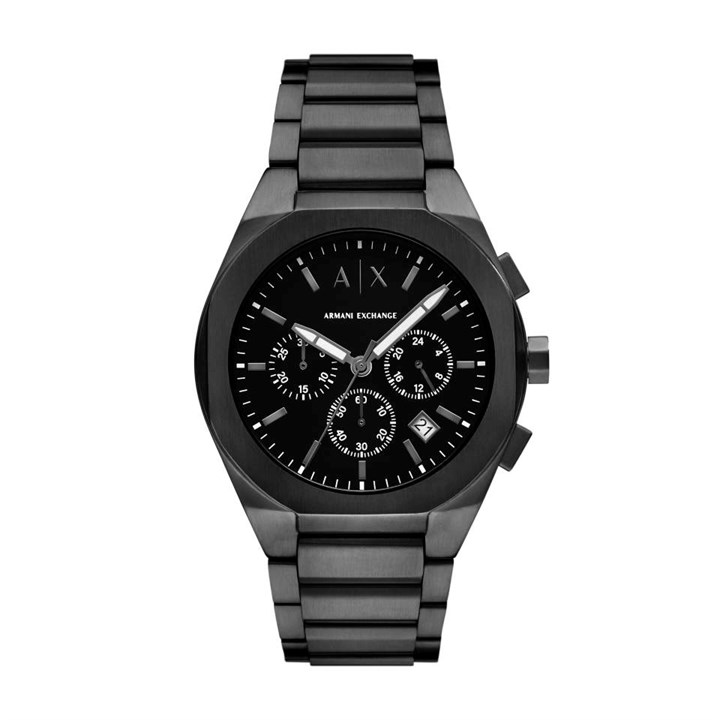 Armani Exchange AX4183 Black IP Chronograph Bracelet Watch - W65450