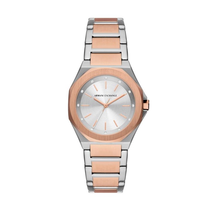Armani Exchange AX4607 Andrea Two Tone Bracelet Watch - W65481