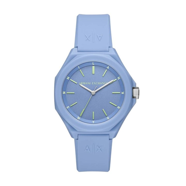 Armani Exchange AX4611 Blue Silicone Strap Watch - W65524